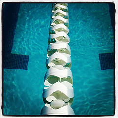 It's a floating pool line.