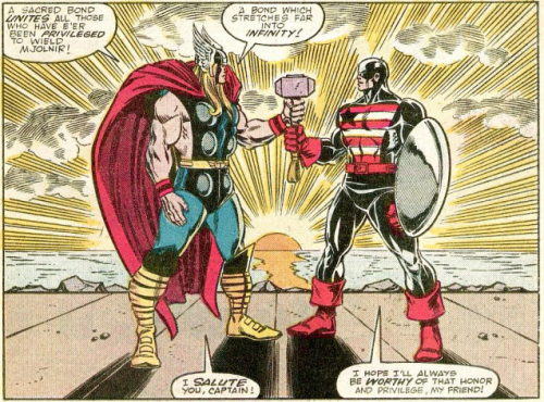 It's an elite club. (From The Mighty Thor, #390, Marvel Comics, 1988.)